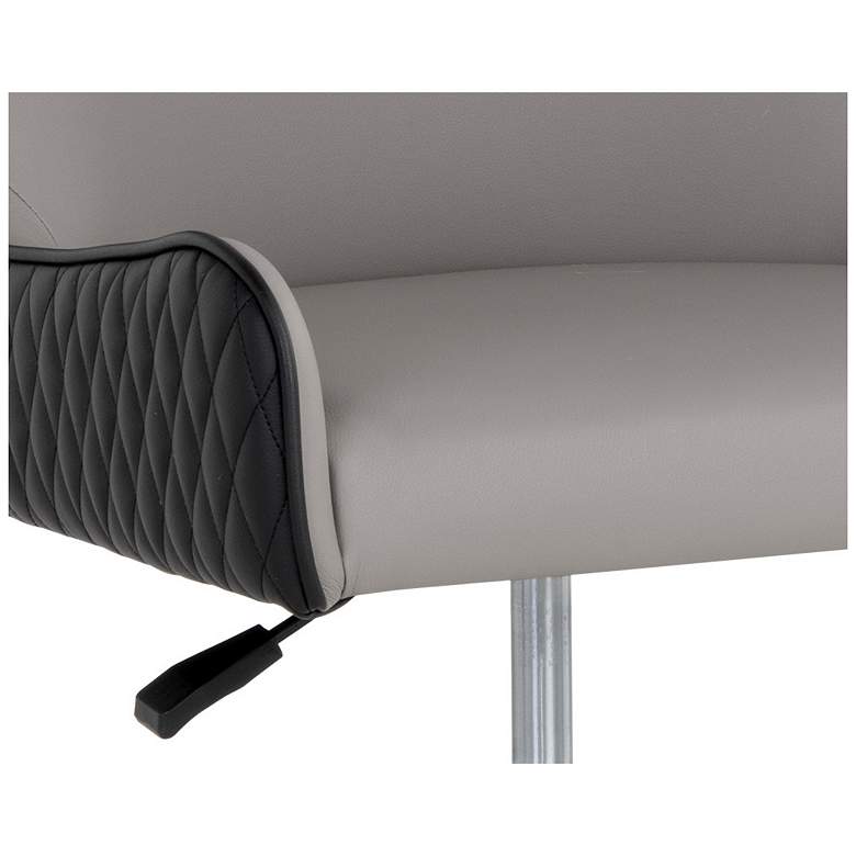 Image 6 Sunpan Gianni Office Chair Dillon Stratus and Dillon Black more views