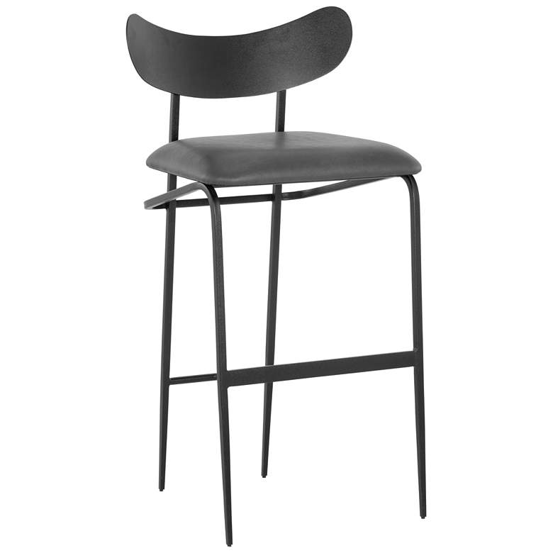 Image 1 Sunpan Gibbons Barstool Black Bravo Portabella