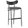 Sunpan Gibbons Barstool Black Bravo Portabella