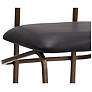 5_Sunpan Gibbons Counter Stool Antique Brass Charcoal Black Leather more views