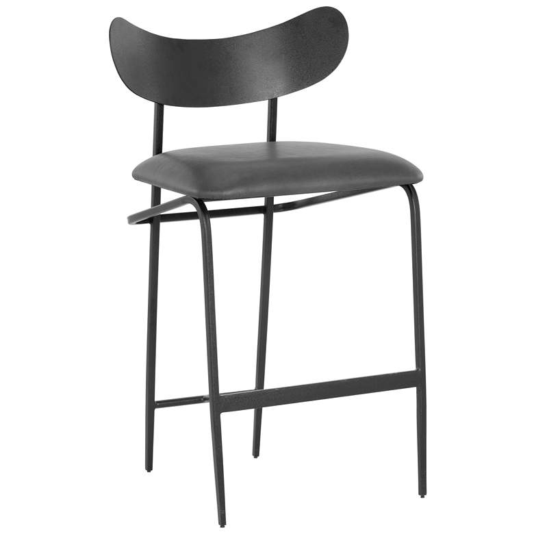 Image 1 Sunpan Gibbons Counter Stool Black Bravo Portabella