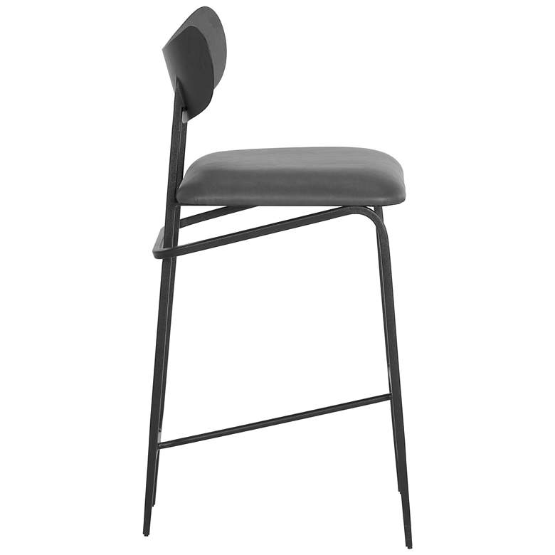 Image 2 Sunpan Gibbons Counter Stool Black Bravo Portabella more views