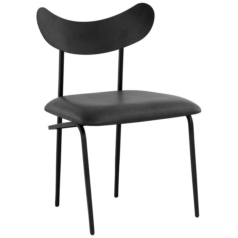 Image 1 Sunpan Gibbons Dining Chair Black Bravo Portabella