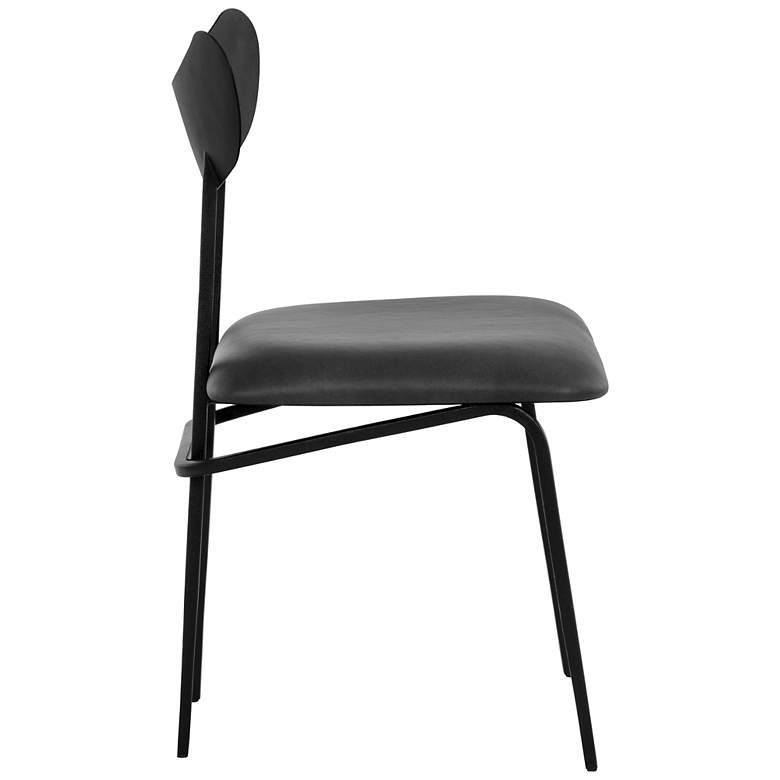 Image 4 Sunpan Gibbons Dining Chair Black Bravo Portabella more views