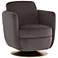 Sunpan Gilley Swivel Lounge Chair Meg Ash