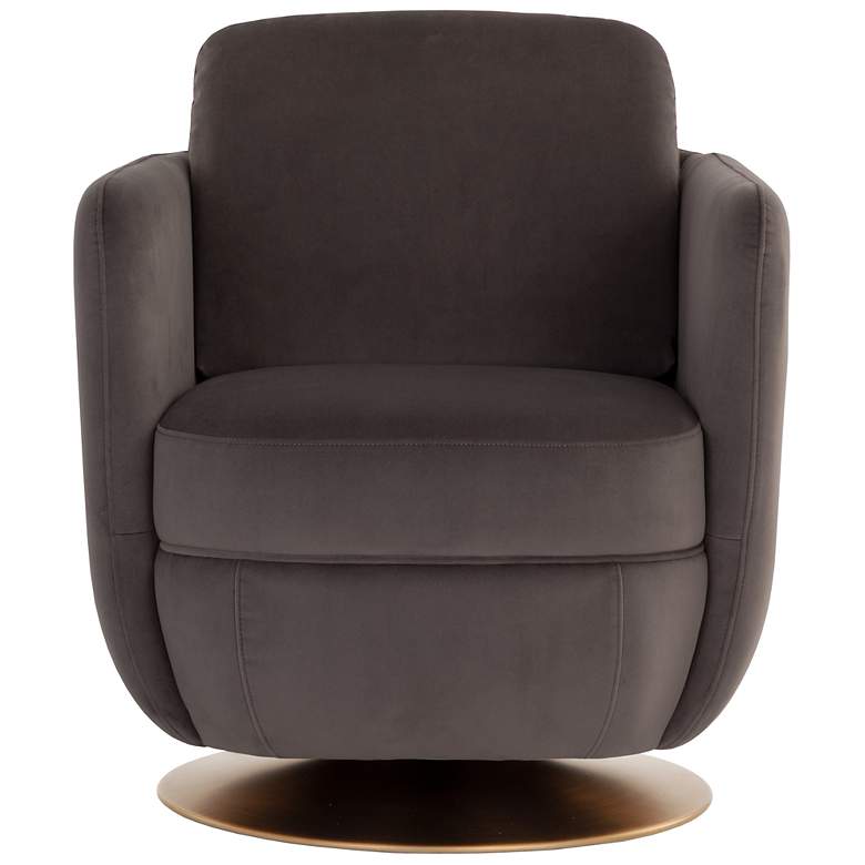 Image 3 Sunpan Gilley Swivel Lounge Chair Meg Ash more views