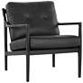 2_Sunpan Gilmore Lounge Chair Black Black Leather