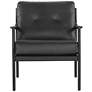 3_Sunpan Gilmore Lounge Chair Black Black Leather more views