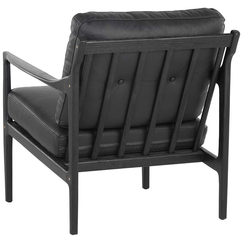 Image 5 Sunpan Gilmore Lounge Chair Black Black Leather more views