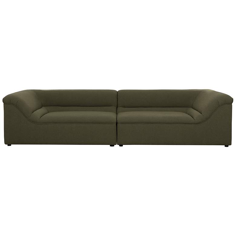 Image 2 Sunpan Gladys Sofa Copenhagen Olive more views