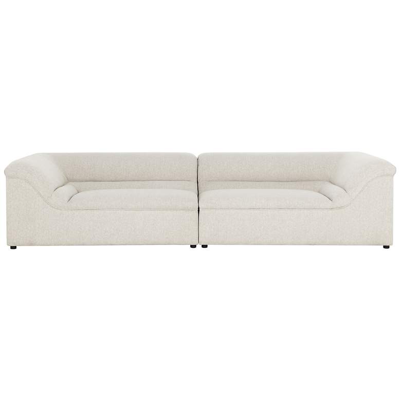 Image 2 Sunpan Gladys Sofa Dove Cream more views