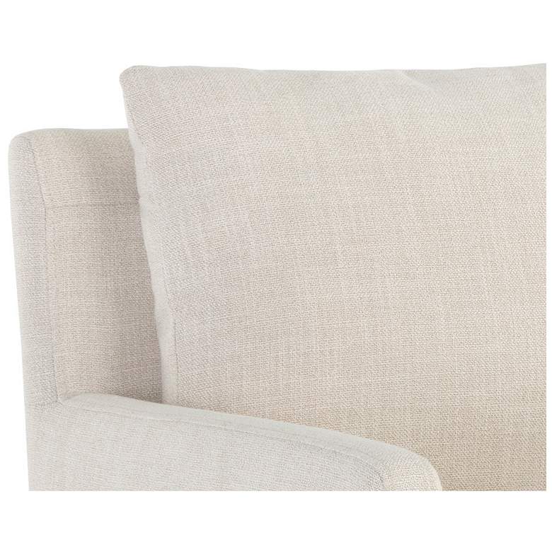 Image 6 Sunpan Glenrose Wheeled Dining Armchair Effie Linen more views