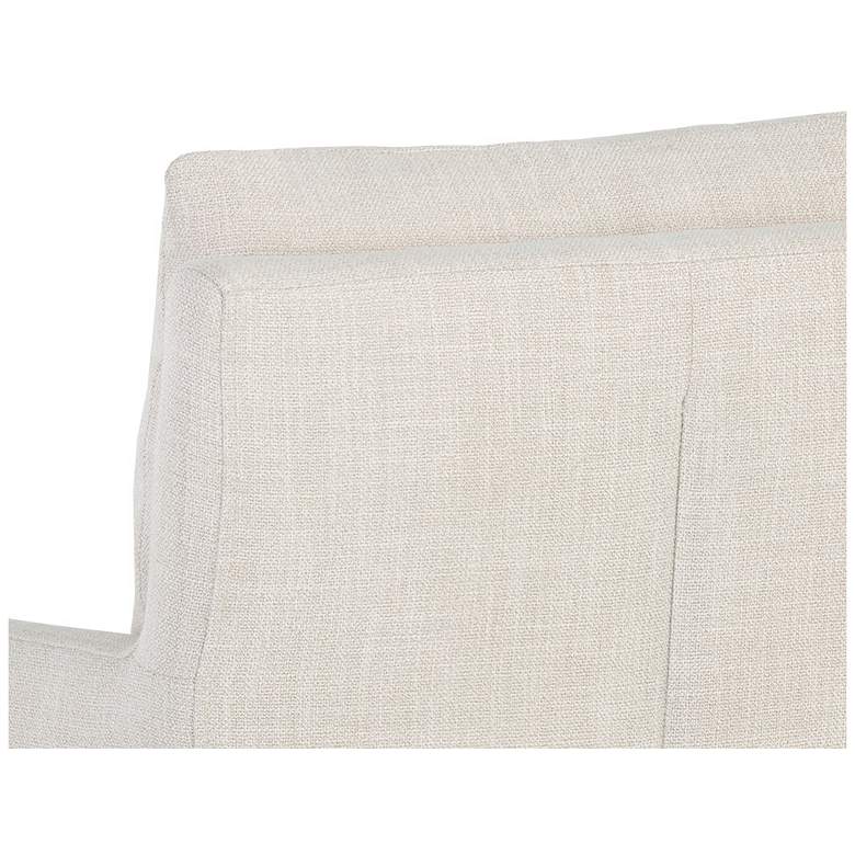 Image 7 Sunpan Glenrose Wheeled Dining Armchair Effie Linen more views