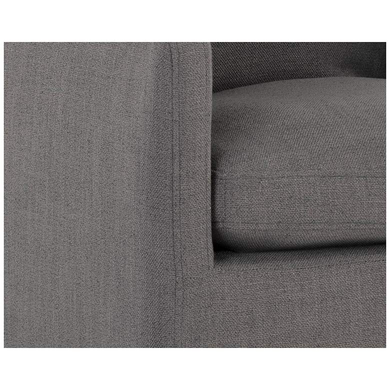 Image 5 Sunpan Glenrose Wheeled Dining Armchair Effie Smoke more views