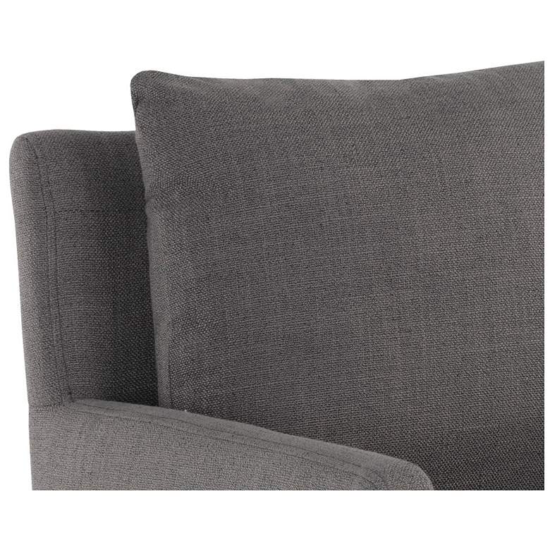 Image 6 Sunpan Glenrose Wheeled Dining Armchair Effie Smoke more views