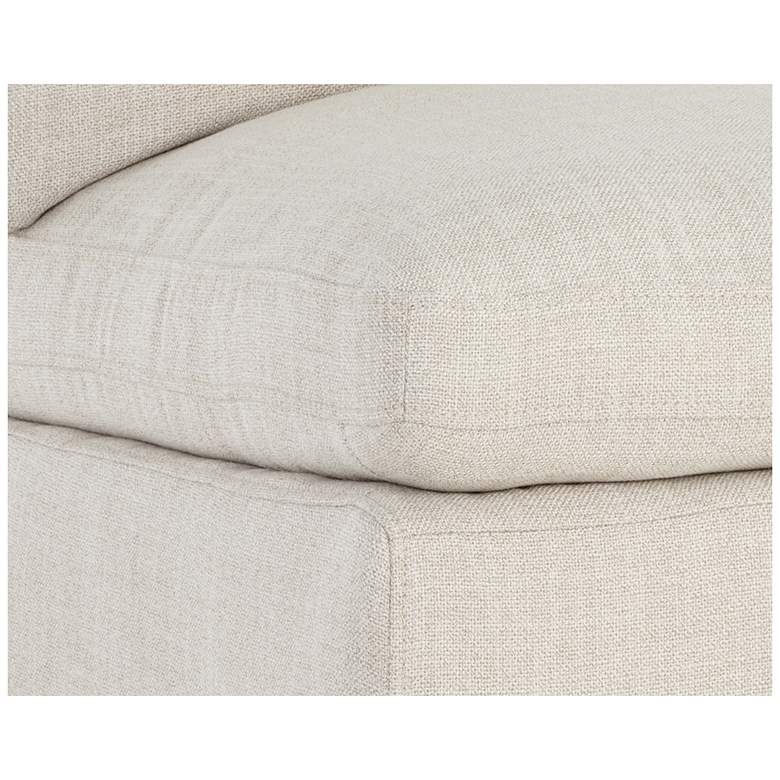 Image 4 Sunpan Glenrose Wheeled Dining Chair Effie Linen more views
