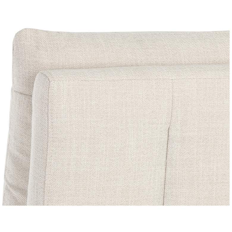 Image 6 Sunpan Glenrose Wheeled Dining Chair Effie Linen more views