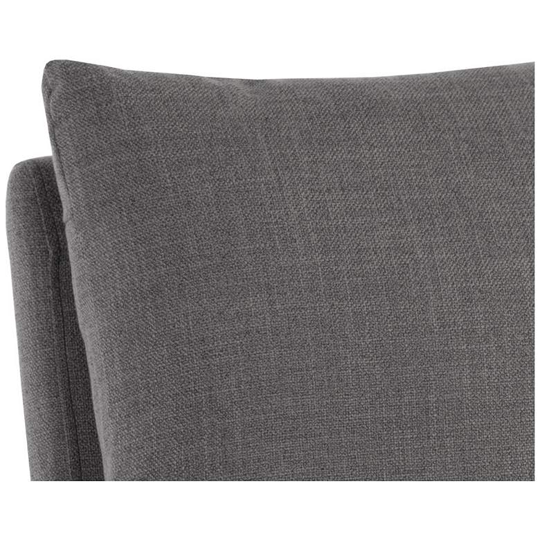 Image 5 Sunpan Glenrose Wheeled Dining Chair Effie Smoke more views