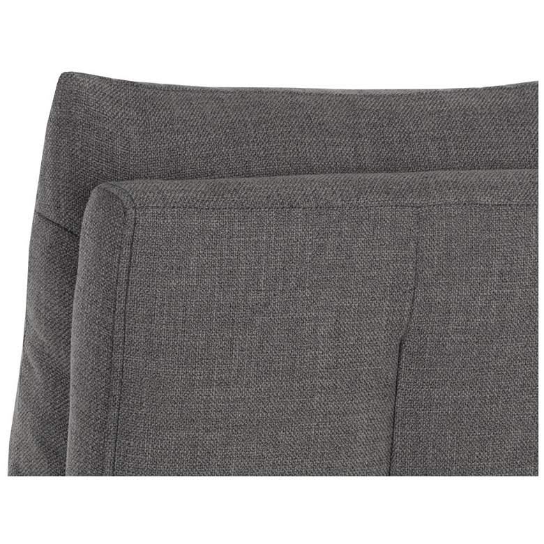 Image 7 Sunpan Glenrose Wheeled Dining Chair Effie Smoke more views