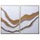 Sunpan Gold Abyss (Set of 2) 40" X 60" Gold Floater Frame