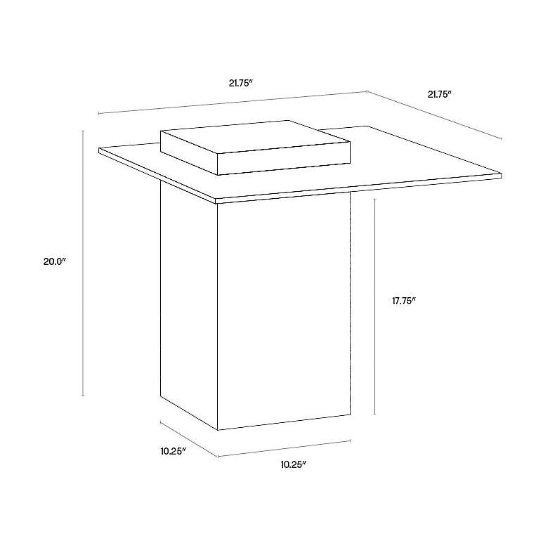 Image 4 Sunpan Grange End Table more views