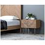2_Sunpan Grayson Bed King Light Acacia more views