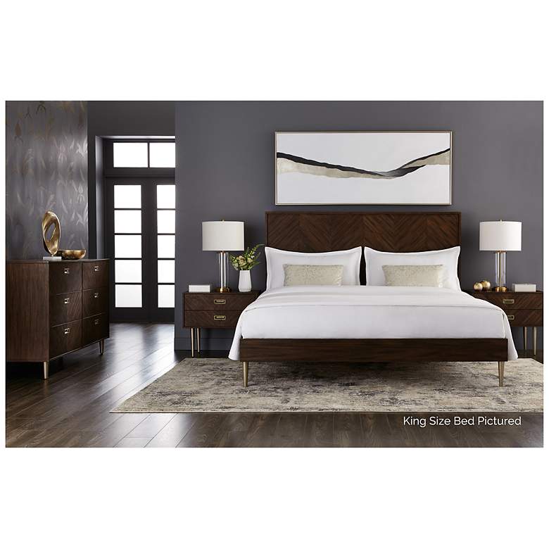 Image 5 Sunpan Grayson Bed Queen Smoke Acacia more views