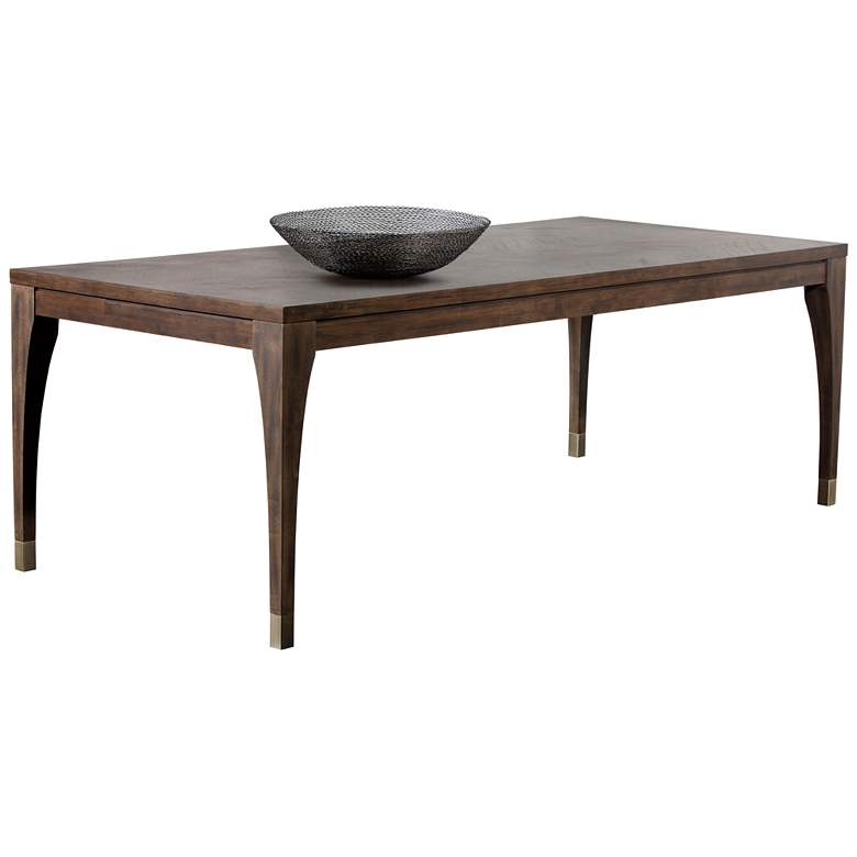 Image 1 Sunpan Grayson Dining Table Smoke Acacia 86.5"