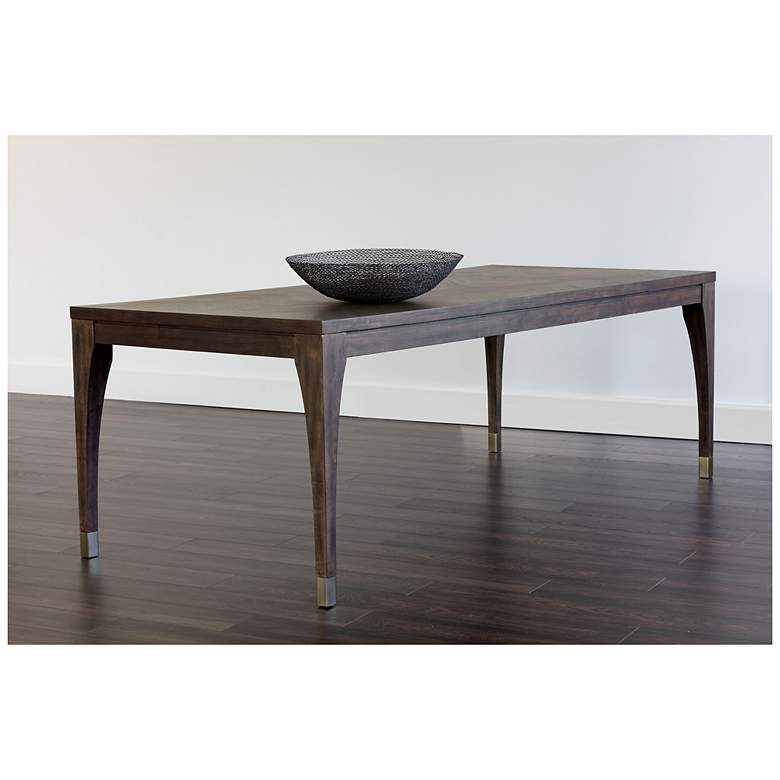 Image 5 Sunpan Grayson Dining Table Smoke Acacia 86.5" more views