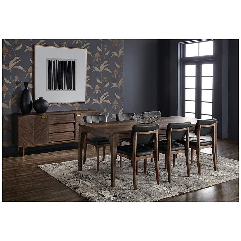 Image 6 Sunpan Grayson Dining Table Smoke Acacia 86.5" more views