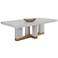 Sunpan Greco Dining Table Gauntlet Gray 94.5"