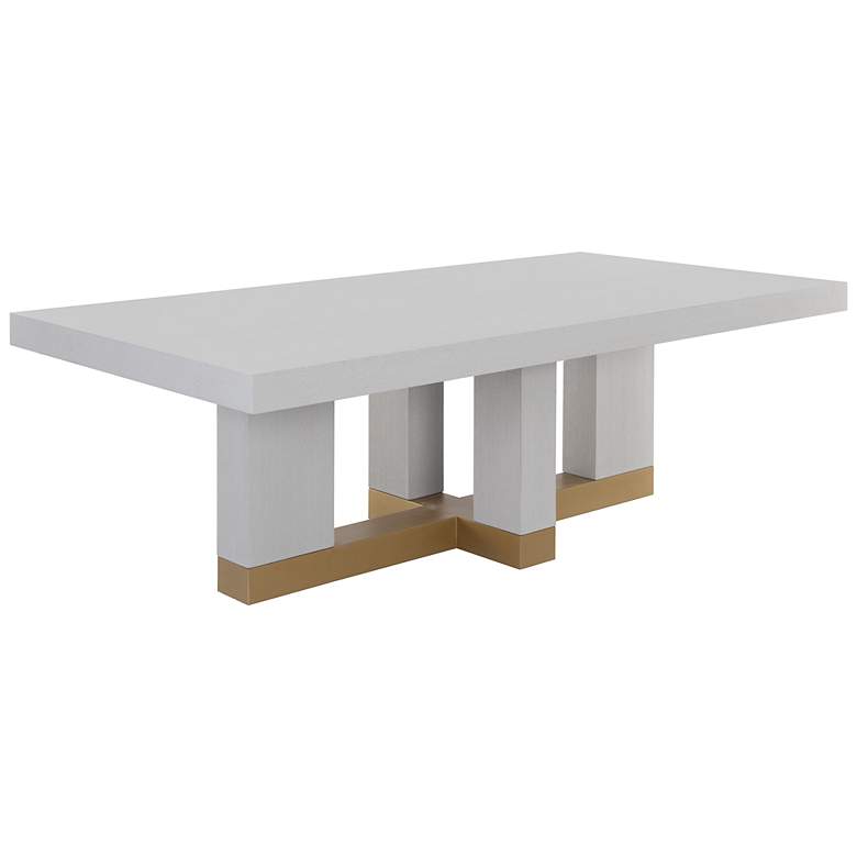 Image 2 Sunpan Greco Dining Table Gauntlet Gray 94.5" more views