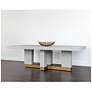 4_Sunpan Greco Dining Table Gauntlet Gray 94.5" more views
