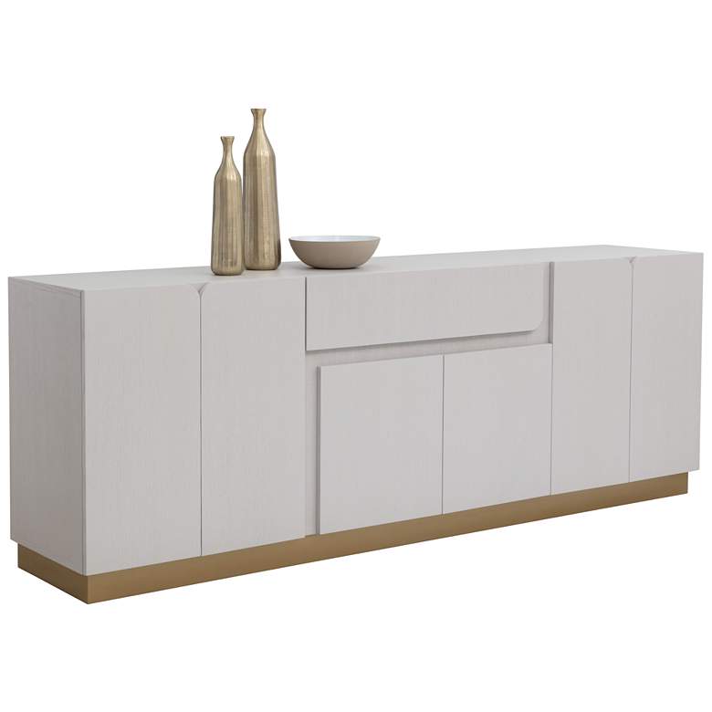 Image 1 Sunpan Greco Sideboard Gauntlet Gray