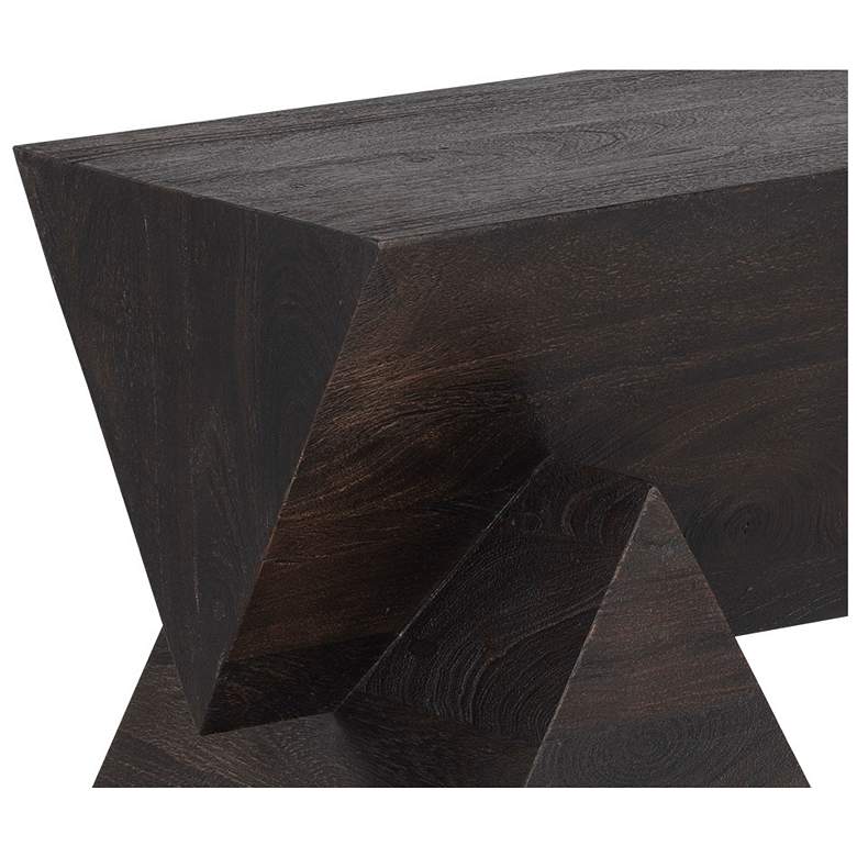 Image 5 Sunpan Gregor Bench Dark Brown more views