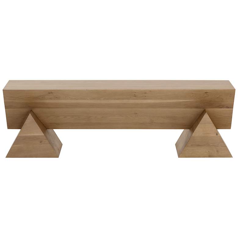 Image 3 Sunpan Gregor Bench Rustic Oak more views