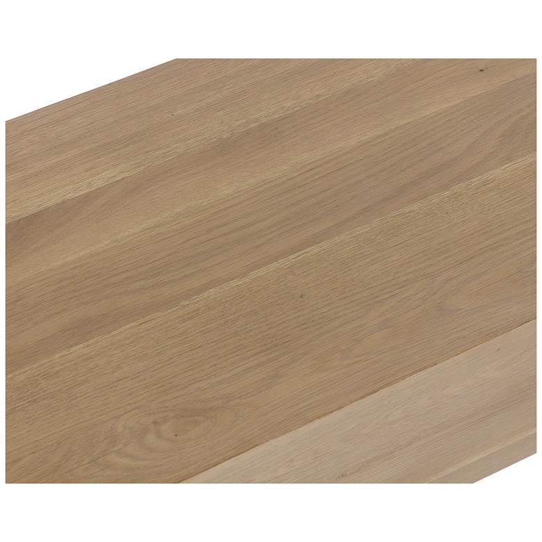 Image 7 Sunpan Gregor Bench Rustic Oak more views