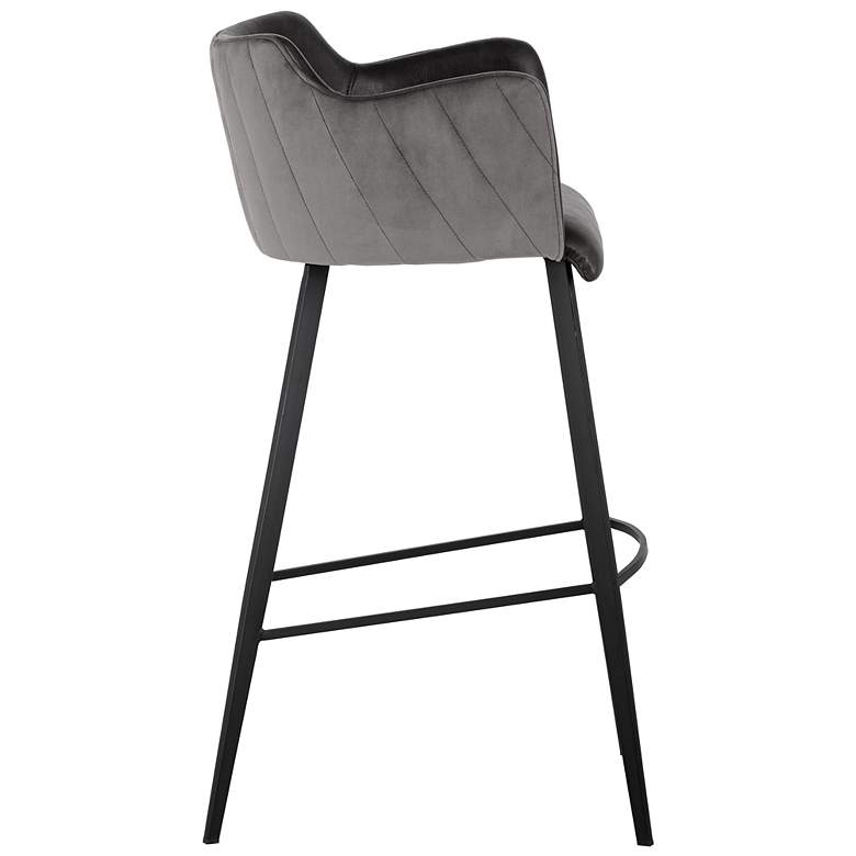 Image 2 Sunpan Griffin Barstool Town Gray and Roman Gray more views