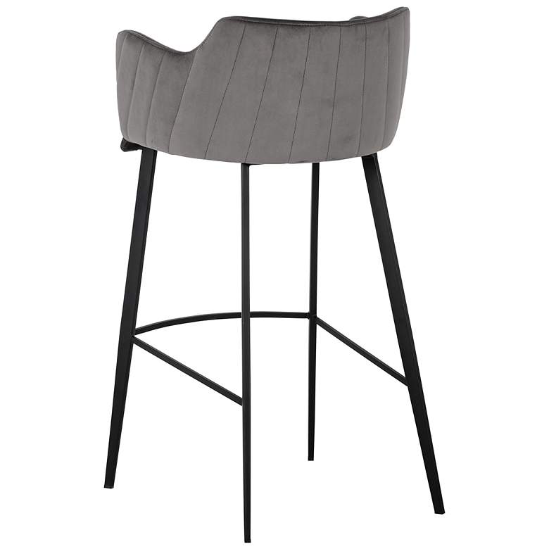 Image 3 Sunpan Griffin Barstool Town Gray and Roman Gray more views