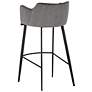 3_Sunpan Griffin Barstool Town Gray and Roman Gray more views