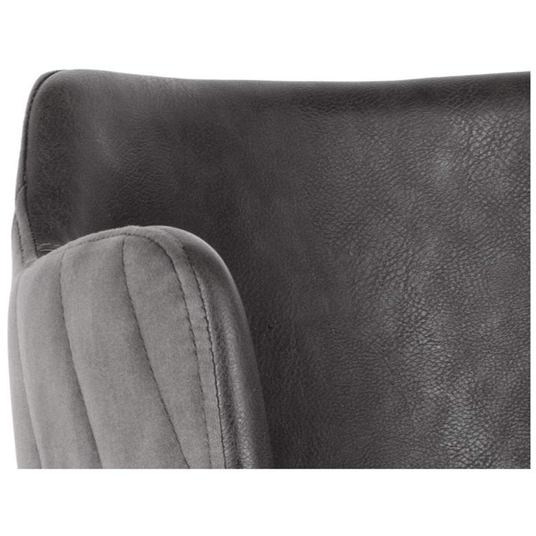 Image 4 Sunpan Griffin Barstool Town Gray and Roman Gray more views