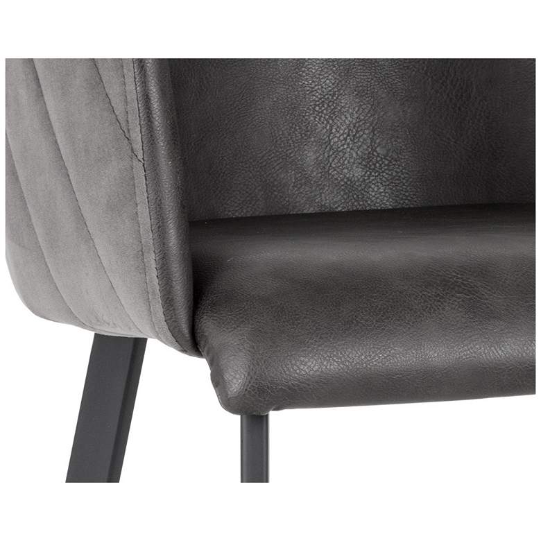 Image 6 Sunpan Griffin Barstool Town Gray and Roman Gray more views