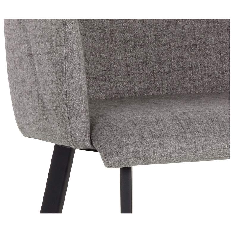 Image 7 Sunpan Griffin Counter Stool November Gray and Bravo Cognac more views