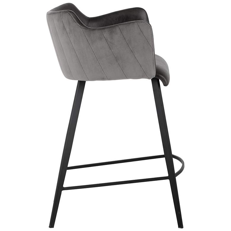 Image 2 Sunpan Griffin Counter Stool Town Gray and Roman Gray more views