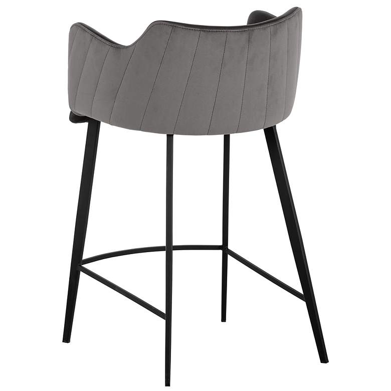 Image 3 Sunpan Griffin Counter Stool Town Gray and Roman Gray more views