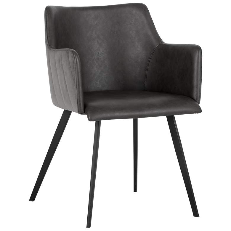 Image 1 Sunpan Griffin Dining Armchair Town Gray and Roman Gray