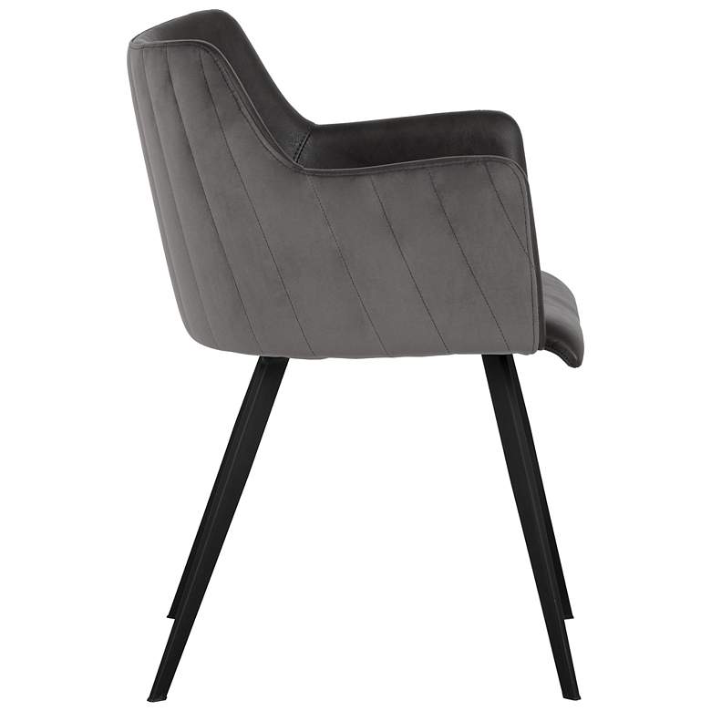 Image 3 Sunpan Griffin Dining Armchair Town Gray and Roman Gray more views
