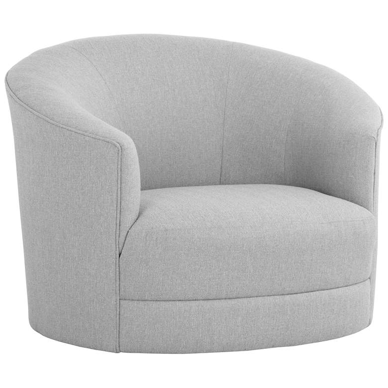 Image 2 Sunpan Grimaldi Swivel Armchair Liv Dove