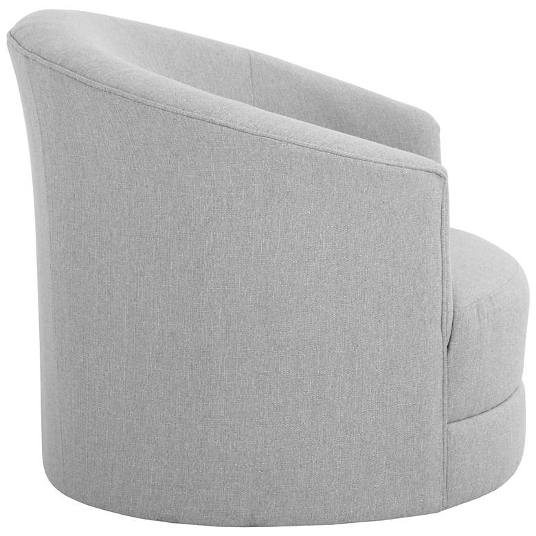 Image 4 Sunpan Grimaldi Swivel Armchair Liv Dove more views