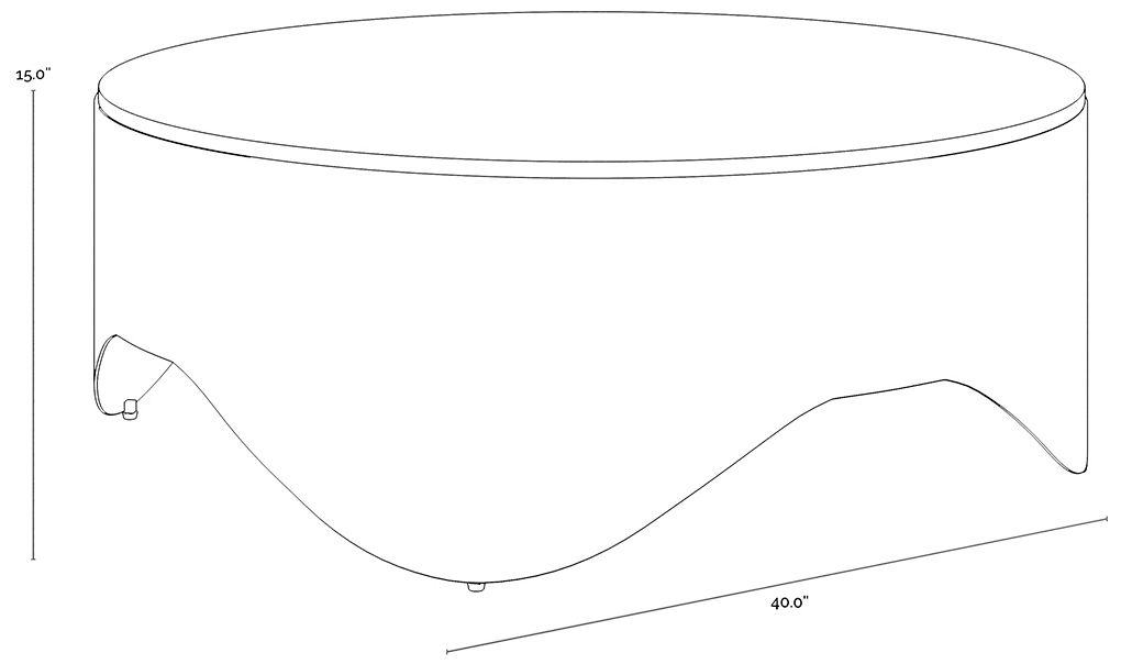 Sunpan Guinevere Coffee Table